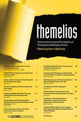 Picture of Themelios, Volume 49, Issue 1