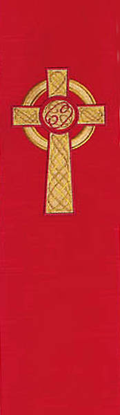 Picture of Celtic Cross 8700 Series Red Stole