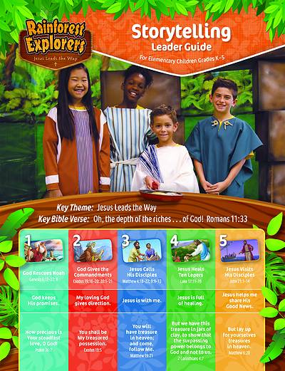 Picture of Vacation Bible School VBS 2021 Rainforest Explorers Storytelling Leader Guide