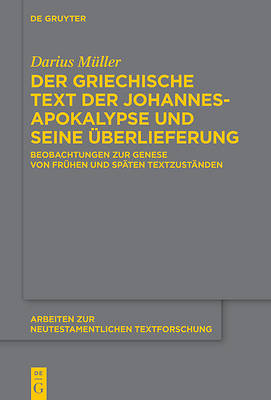 Picture of Der Griechische Text Der Johannesapokalypse Und Seine Überlieferung