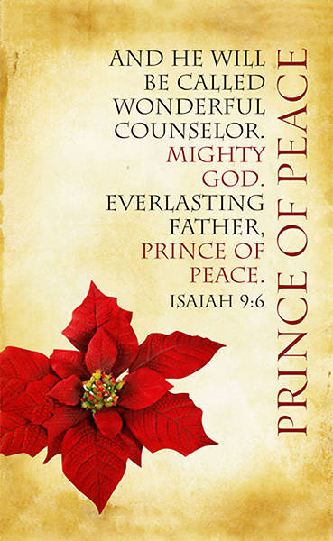 Picture of Christmas Parchment Series Prince of Peace Banner 4'x6'
