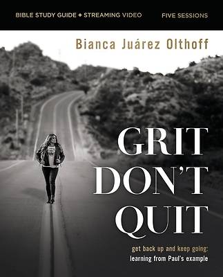 Picture of Grit Don't Quit Bible Study Guide Plus Streaming Video