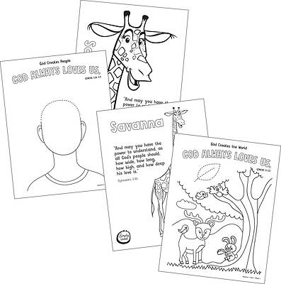 Picture of Simply Loved Q1 PreK-K Coloring Creations