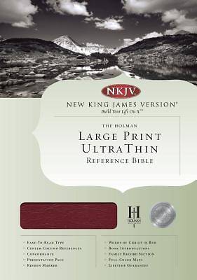 Picture of Ultrathin Large Print Reference Bible - NKJV