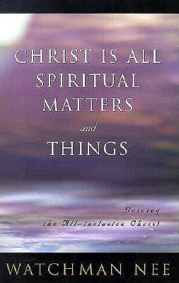 Picture of Christ is All Spiritual Matters and Things