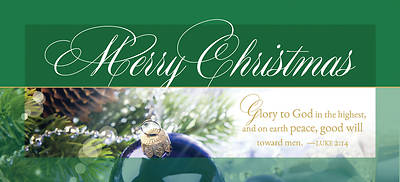 Picture of Glory to God Christmas Envelope