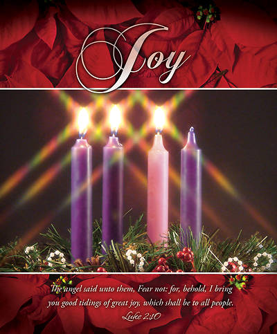 Picture of Joy Advent Wreath Legal Size Bulletin