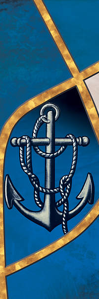 Picture of Christian Symbol Banner - Anchor