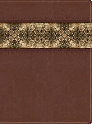 Picture of The Apologetics Study Bible, Cinnamon/Brocade Leathertouch