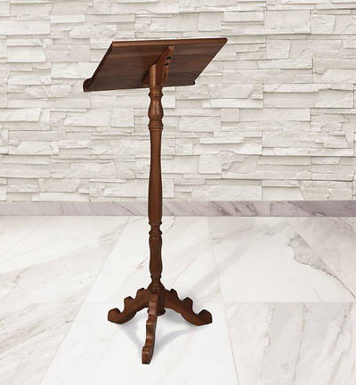 Picture of Portable Lectern - Walnut Stain