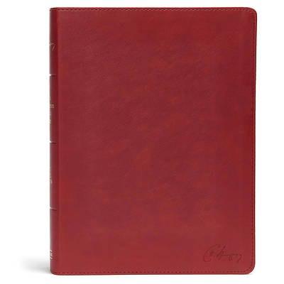 Picture of KJV Spurgeon Study Bible, Crimson Leathertouch