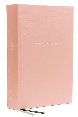 Picture of Love God Greatly Bible, Cloth Over Board, Pink, Comfort Print