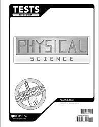 Picture of Physical Science Test Pack Answer Key Grade 9 4th Edition