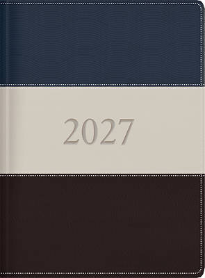 2027 Agenda Ejecutiva - Tesoros de Sabiduría - Tricolor Azul Oscuro