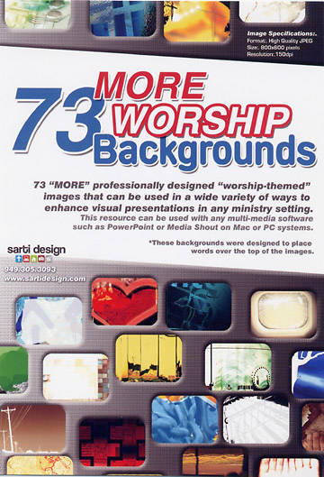 Picture of 73 More Worship Backgrounds CDROM