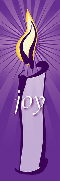 Picture of Contemporary Advent Series Joy Banner 2'X6'