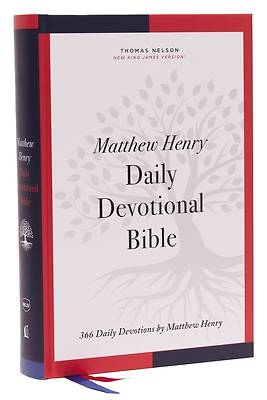 Picture of Nkjv, Matthew Henry Daily Devotional Bible, Hardcover, Red Letter, Comfort Print