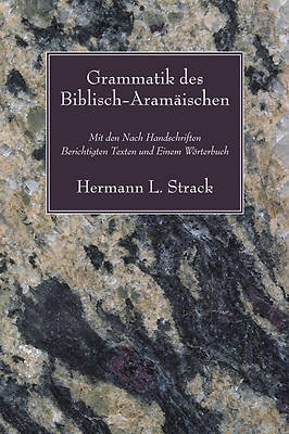 Picture of Grammatik Des Biblisch-Aramaischen
