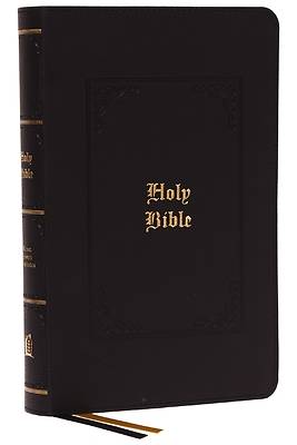 Picture of Kjv, Personal Size Large Print Reference Bible, Vintage Series, Leathersoft, Black, Red Letter, Comfort Print