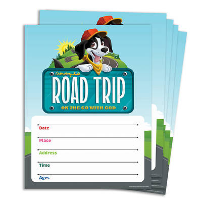 Picture of Vacation Bible School (VBS) 2025 Road Trip Small Promotional Posters (Pkg of 5)