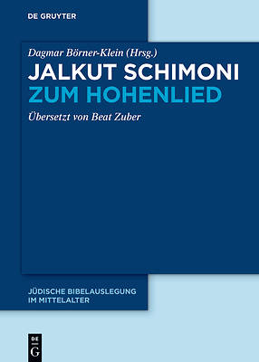 Picture of Jalkut Schimoni zum Hohenlied