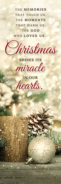 Picture of Christmas Shines Its Miracle Bookmark