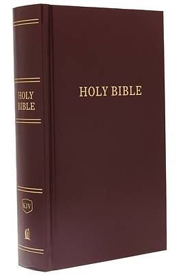 Picture of KJV, Pew Bible, Hardcover, Burgundy, Red Letter Edition