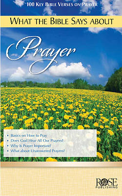 Picture of What the Bible Says About Prayer Pamphlet