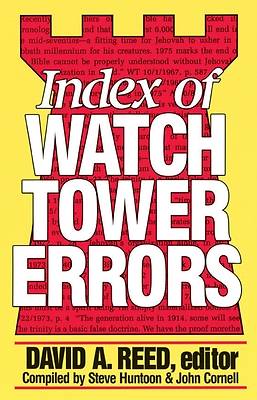 Picture of Index of Watchtower Errors 1879 to 1989 [ePub Ebook]