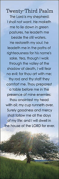 Picture of 23rd Psalm Bookmark - Pack of 25