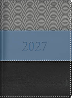 2027 Agenda Ejecutiva - Tesoros de Sabiduría - Tricolor Azul Claro Y Grises