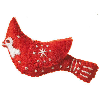 Picture of Snow Flake Cardinal Ornament