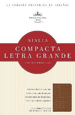 Picture of Rvr 1960 Biblia Compacta Letra Grande Con Referencias, Topacio Cobrizo Simulacion Piel