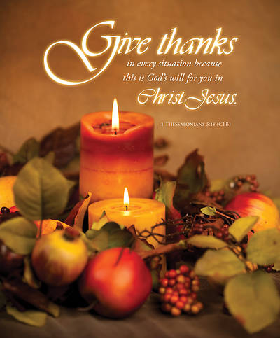 Picture of Give Thanks Thanksgiving Legal Size Bulletin