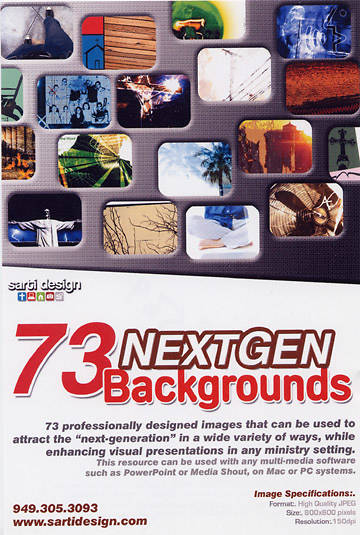 Picture of 73 NextGen Backgrounds CDROM