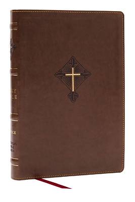 Picture of Rsv2ce, Thinline Large Print Catholic Bible, Brown Leathersoft, Comfort Print