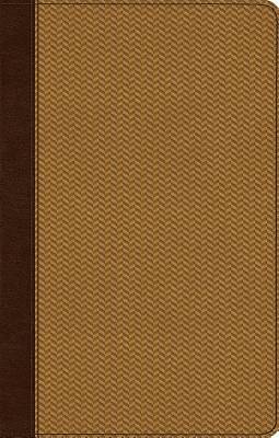 Picture of ESV Ultrathin Bible (Trutone, Brown/Goldenrod, Herringbone Design)