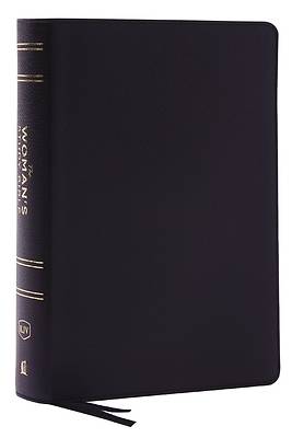 Picture of Kjv, the Woman's Study Bible, Genuine Leather, Black, Red Letter, Full-Color Edition, Comfort Print