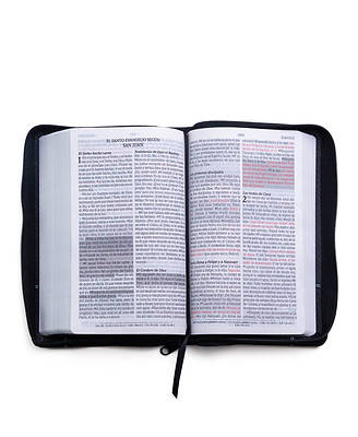 Picture of Rv-60 Biblia de Promesas - Tamaño Manual- Edición Negro Imitación Piel Con Cierre