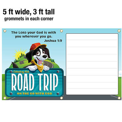 Picture of Vacation Bible School (VBS) 2025 Road Trip Outdoor Banner