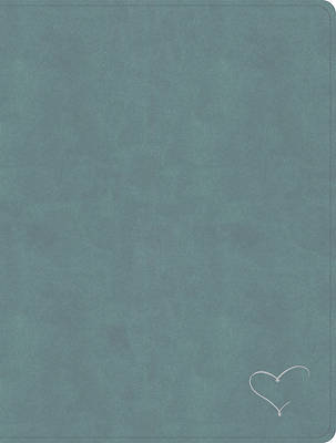 Picture of CSB Notetaking Bible, Large Print, Revive Our Hearts Edition, Teal Suedesoft Leathertouch