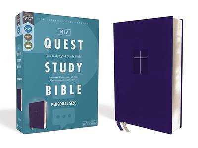 Picture of Niv, Quest Study Bible, Personal Size, Leathersoft, Blue, Comfort Print