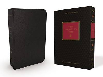 Picture of NKJV, Minister's Bible, Genuine Leather, Black, Red Letter Edition