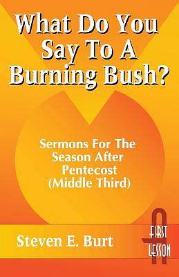 Picture of What Do You Say to a Burning Bush?