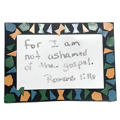 Picture of Vacation Bible School VBS 2021 Destination Dig Unearthing the Truth About Jesus Pottery Shard Frame Craft Pack 10 (ages 3-12)