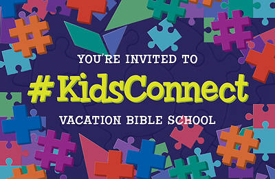 Picture of Vacation Bible School VBS 2026 #KidsConnect Invitation Postcards (pack of 20)