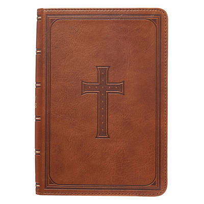 Picture of KJV Compact Large Print Lux-Leather Tan