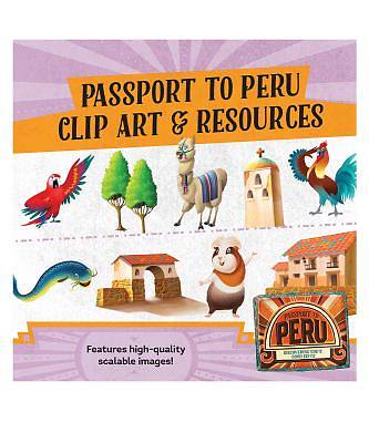 Picture of Vacation Bible School (VBS) 2017 Passport to Peru Clip Art & Resources CD