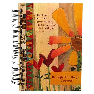 Picture of Journal Wirebound Large Flower Great Things