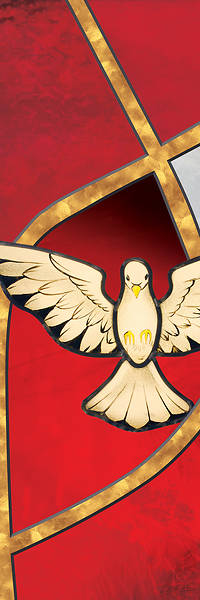 Picture of Christian Symbol Banner - Dove